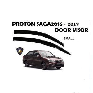 Saga Visor With Logo Proton Saga Small 8cm Mugen 8.5cm 1 set 4 pcs Door Wind Deflector Sun Protection 2116