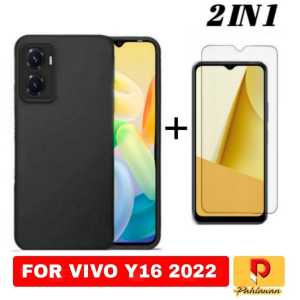 PROMO PAKET 2 INC 1 SOFT CASE VIVO Y27 4G 2023 / VIVO Y27 5G 2023 / VIVO Y36 4G / VIVO Y36 5G / VIVO Y16 2022 Slim Matte Premium Soft case