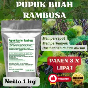 Pupuk Booster Rambusa Pelebat Organik Cepat Berbuah Lebat Besar Anti Rontok Pembesar Rambusa