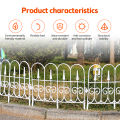Decorative Garden Fence Insert 6 Pack Rustproof Plastic Garden Picket Fence Edging Lawn Flowerbeds Plant Borders Decorative for Yard Landscape Patio. 