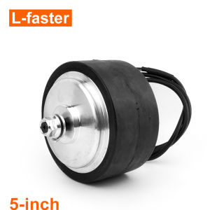 5 Inch Low Speed High Torque 122mm Dual Side Axle 200W Brushless Geared Hub Motor Wheel