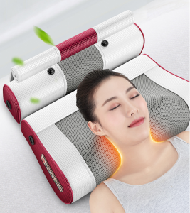 Gối Massage cổ vai gáy máy massage gối massage hồng ngoại 16 bi cao cấp