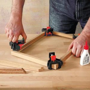 4Pcs Woodworking Picture Frame Corner Clamps 90 Degrees Right Angle Clamp Clip Quick Fixing Clamps
