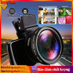 Ống kính Mắt Cá 180° cho Điện Thoại Góc Siêu Rộng 0.45X Macro 3 trong 1 - Chụp Ảnh Đẹp Không Giới Hạn