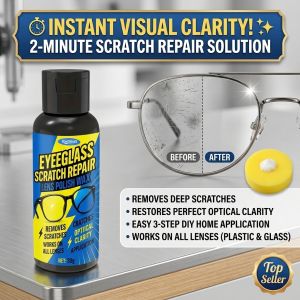 Scratch Repair Cream Glasses Cleaner Quick Lens Restorer Professional Scratch Removal