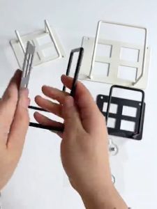 Router Storage Shelf Wall Mount No Drill Ventilated Cable Organizer for Modem TV Box Home Organizer PAZU