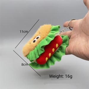 Homepeasl® Small Gifts Simulated Food Mini Plush Doll Keychain Bag Pendant DIY Combination