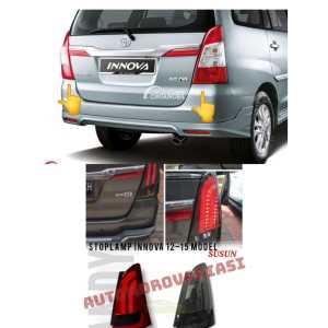 LAMPU STOP STOP LAMP INNOVA 2004-2015 LIGHT BAR ALL SMOKE