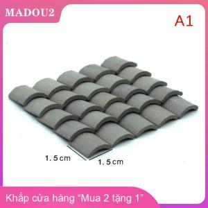 [COD] MADOU2 60 chiếc gạch lát mái mini để làm cảnh quan gạch thu nhỏ cho Nhà búp bê 1/16