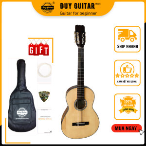 Đàn guitar classic mini DVE70C size 3/4 phù hợp với chị em có dáng người nhỏ nhắn