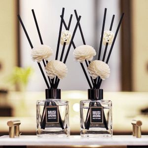 Luxury Essential oil reed rattan diffuser with stick home fragrance oil aroma 50ml