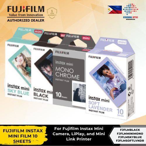 Fujifilm Instax Mini Sky Blue Instant Film, 10 Sheets 