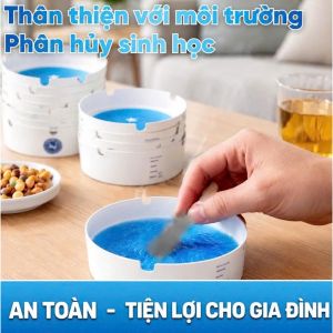Gạt Tàn Thuốc Lá Dùng 1 Lần 25 Cái | Gạt Tàn Tạo Bọt Xanh Khử Mùi Sạch Tay Không Cần Đổ Tro