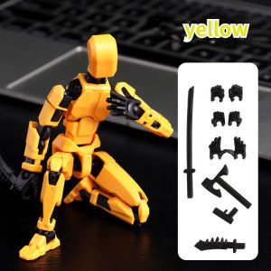 Multi-Jointed Movable Robot Toy 3D Printed Mannequin Anime Figure PVC Model Doll Collectible Toys Kids Decora Gift