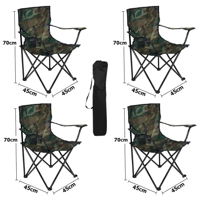 【COD】Outdoor Foldable Chair Camping Portable Fishing Chair Light Beach Chair Leisure Folding Recliner Sturdy High Beach Picnic Chair Unisex 1.25KG Camping Chair