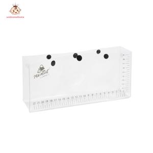 Welcomehome Transparent Fish Bag Clear UV Scale Folding Fish Storage Bag Snap Design Leakproof Fish Bag for Backpacking Hiking