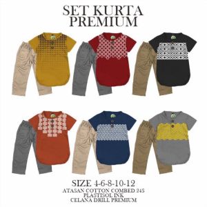 Setelan Kurta Premium Pineapple Koko Anak High Quality Pakaian Anak Lakilaki Best Seller