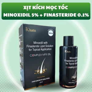 Dung dịch hỗ trợ mọc tóc Khatu (Không cồn dành cho Nam) Minoxidil Redensyl & Finas 60ml