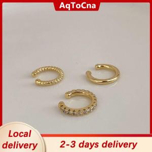 [COD] AqToCna Ship within 24 hours 3Pcs Simple Round Wrap Earrings Cartilage Ear Clip No Pierce Cartilage Earrings Ear Cuff