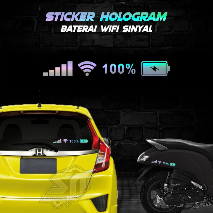 Salam Sticker Router Sticker Sinyal Wifi Stiker Motor Hologram | Lazada Indonesia
