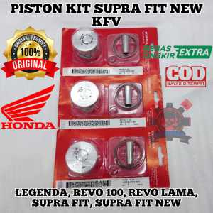 PISTON KIT SUPRA FIT NEW KFV 0.50 LEGENDA REVO 110 LAMA SUPRAFIT NEW BERKUALITAS ASLI ORIGINAL HONDA