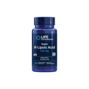 Super R Lipoic Acid 240mg 60 Veggie Caps Cellular Energy & Mitochondrial Support