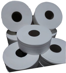 กระดาษทิชชู่ JRT ยกลัง (12ม้วนเปลือยหรือ6ม้วนใส่ซองพลาสติก) แบบ2ชั้น (ยาว 300 เมตร)