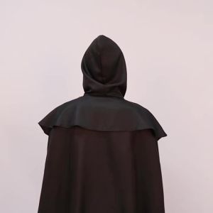 Áo choàng dài nhiều màu sắc theo phong cách trung cổ phù hợp cho các buổi tiệc Halloween ở châu Âu và châu Mỹ kiểu dáng gothic có mũ trùm đầu dành cho nam.