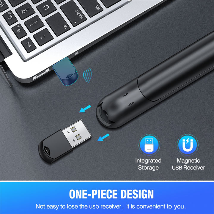 Original Re-chargeable Wireless Presenter Red Pointer Remote Control ...