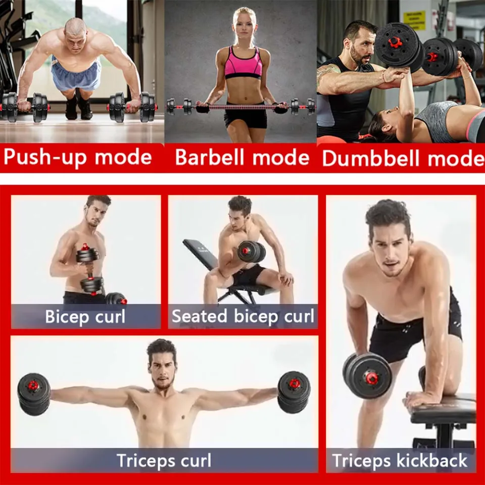 Yeesall Dumbbell For Men 5KG/10KG/15KG/20KG/30KG/40KG/50KG Barbell