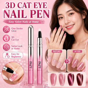 ✨3D Cat Eye Nail Pen✨6 In 1 Cat Eye Nail Pen Sheer Nude Gel Creates Sparkling 3D Nails Portable Nail Art Tool