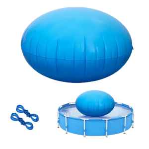 Strong Winter Pool Cover Pillow Set Comes With 2X3M Cables For Secure Anchoring Dense Storage Plan