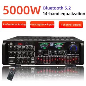 SUNBUCK Professional KTV card bag anti-howling 4CH Bluetooth KA-8900BT power amplifier home audio high-power front-stage amplifier