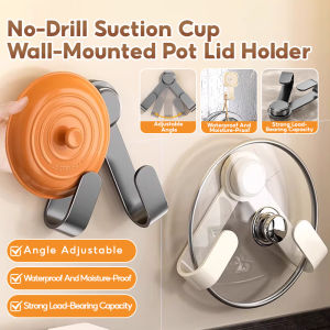 Home kitchen shelf multifunctional pot lid rack