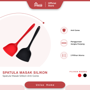 SUTIL SPATULA SODET MASAK SILIKON ANTI LENGKET TAHAN PANAS