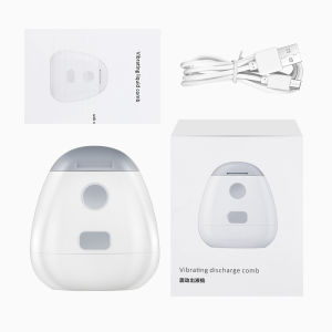 DECINIEE Electric Head Scalp Massager Hair Growth Oil Serum Comb Mini Waterproof Head Scratcher Micro With Red Light Therapy