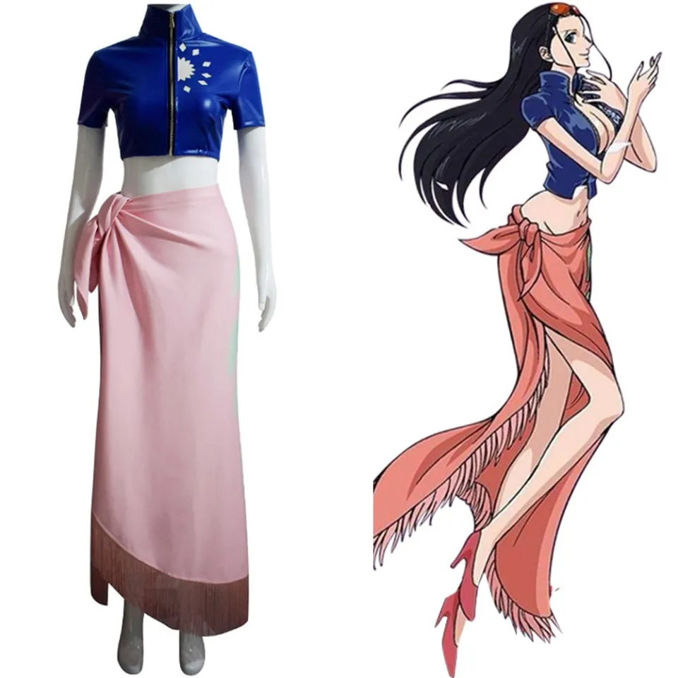 Teilwenl One Piece Anime Nico Robin Cosplay Costume for Women