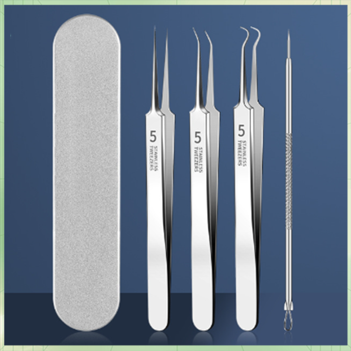 ขายร้อน Stainless Steel Tweezers, Acne, Blackhead & Blemish Removal ...