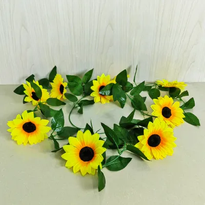 Unico PBP49 Tanaman Hias Rambat Bunga Matahari Juntai Artificial Decoration Sunflower Ornamen Hiasan Dekorasi Dinding Rumah Gantung COD