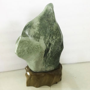 [HCM]Cây đá trụ đá đá tự nhiên màu xanh lá cao 55 cm nặng 28 kg cho người mệnh Hỏa và Mộc