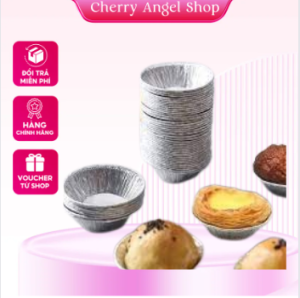 Set 50 Đế Cốc Chén Khuôn giấy bạc nướng thực phẩm nướng bánh nướng hàu...dùng trong lò nước nồi chiên không dầu