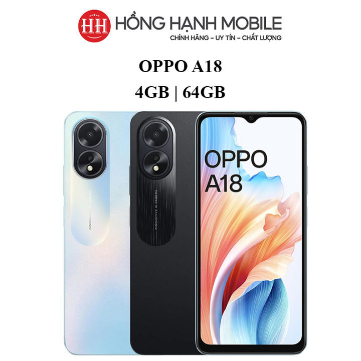 Điện Thoại Oppo A18 4GB/64GB - Hàng Chính Hãng