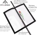 Fishing Lure Wraps 12PCS Clear See-Through PVC Fishing Lure Covers Protect Children Pets and Fishermen Safe from Sharp Hook Transparent Lures Fishing Bait Hook Storage 6L+6M. 