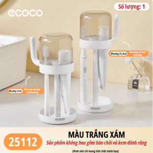 Giá để bàn chải đánh răng ECOCO cho kí túc xá sinh viên | Cốc Ly nhựa uống nước súc miệng cá nhân cao cấp 25112