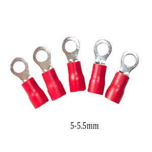 Đầu cốt dây điện tròn cos bọc nhựa cách điện 2-6mm loại đẹp (Gói 50 cái)