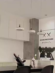 SXH Digea French-style vintage restaurant bar living room minimalist small pendant light cream-colored bedroom study room eye-friendly pendant light