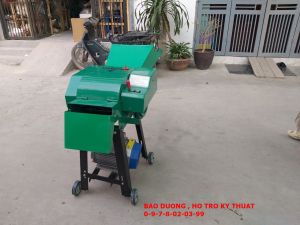 Máy băm rơm làm nấm băm cỏ voi chăn nuôi trang trại