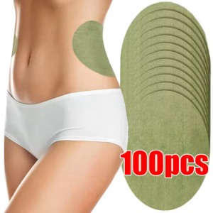 【Perfect Sunfeel】100Pcs Waist Slimming Patches Herbal Formula for Fat Burning Natural Herbal Arm Legs Patches Health Care Lose Weight Moxibustion Paste