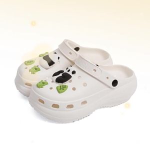 [Free Shipping] New womens summer platform sandals with height-increasing heels breathable dual-use non-slip beach sandals