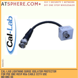 CAL-LAB Callab Cal Lab Lightning Surge Isolator Protector for BNC RG59 RG6 Cable CCTV use MD-BNC-0E BNC-0E